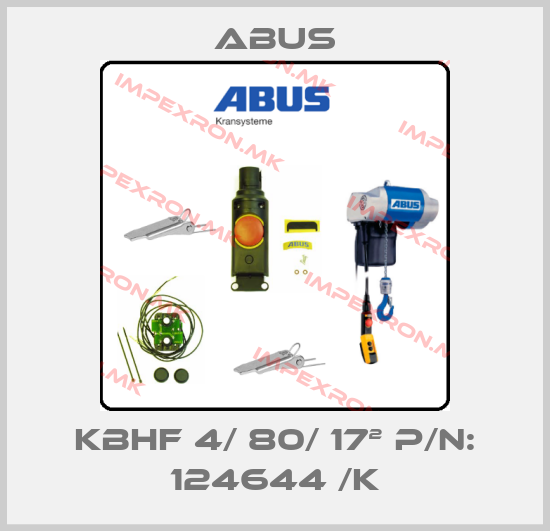 Abus-KBHF 4/ 80/ 17² P/N: 124644 /Kprice