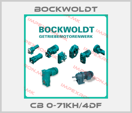 Bockwoldt- CB 0-71KH/4DFprice