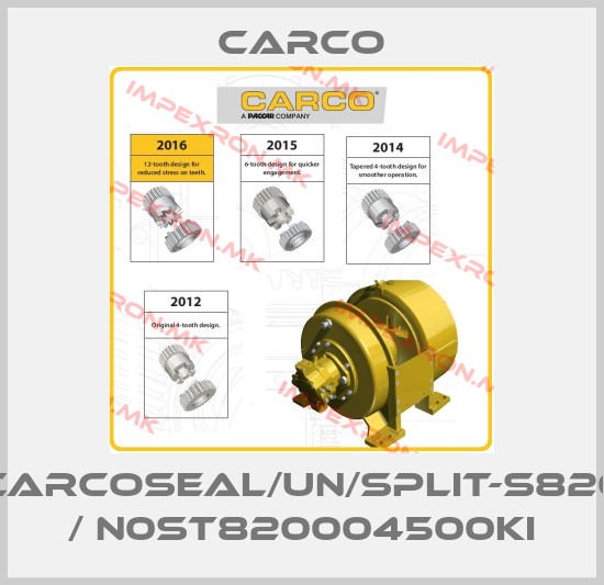 Carco-CARCOSEAL/UN/SPLIT-S820  / N0ST820004500KIprice