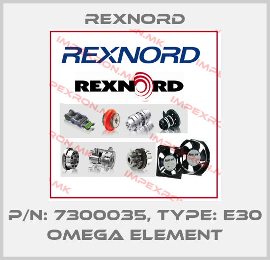 Rexnord-P/N: 7300035, Type: E30 Omega Elementprice