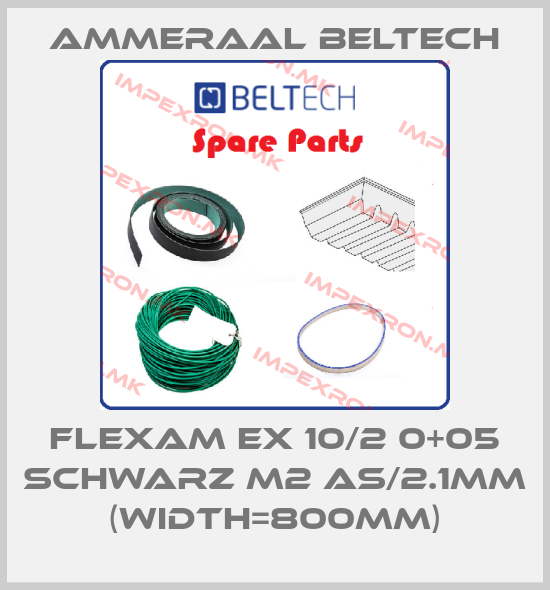 Ammeraal Beltech-Flexam EX 10/2 0+05 schwarz M2 AS/2.1mm (width=800mm)price
