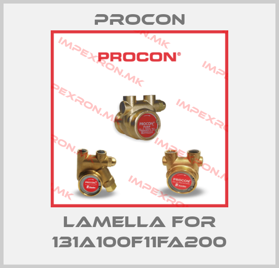 Procon-lamella for 131A100F11FA200price