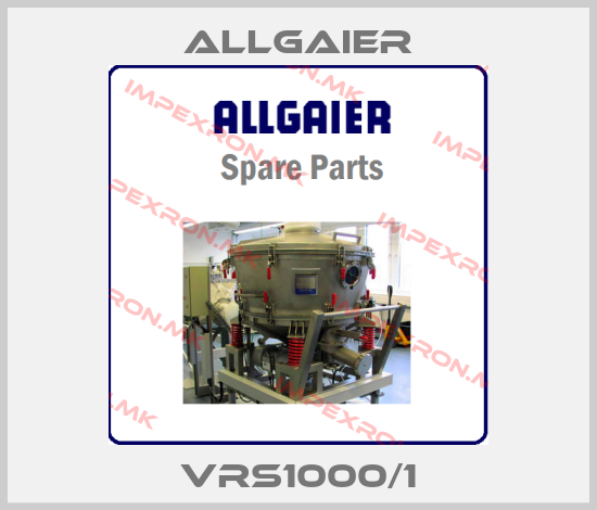 Allgaier- VRS1000/1price
