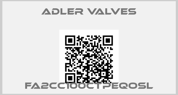 Adler Valves-FA2CC100CTPEQOSLprice