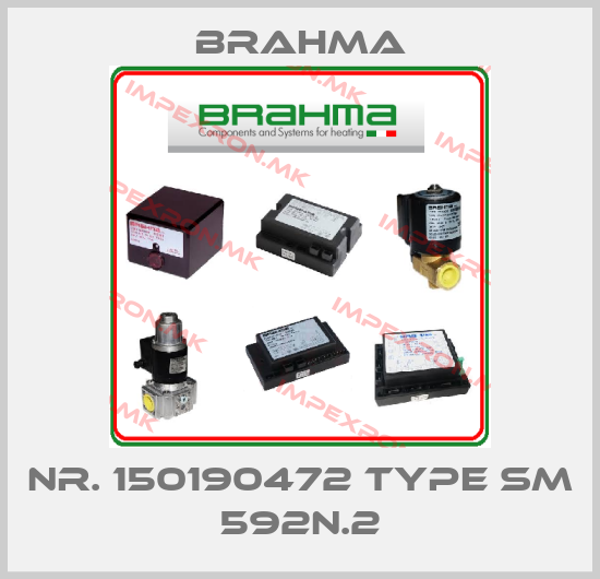 Brahma-Nr. 150190472 Type SM 592N.2price