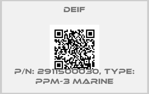 Deif-P/N: 2911500030, Type: PPM-3 Marineprice