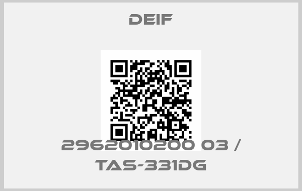 Deif-2962010200 03 / TAS-331DGprice
