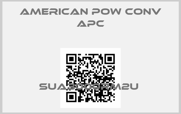 American Pow Conv APC-SUA3000RM2U price