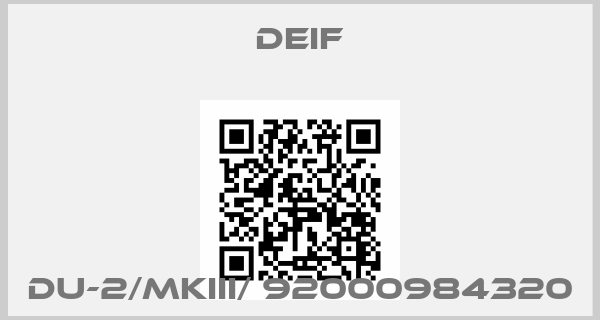 Deif-DU-2/MKIII/ 92000984320price