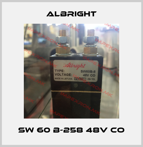 Albright-SW 60 B-258 48V COprice