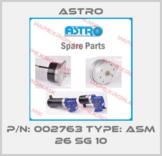 Astro-P/N: 002763 Type: ASM 26 SG 10price