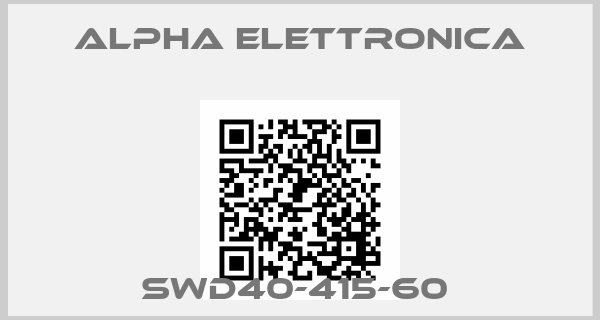ALPHA ELETTRONICA-SWD40-415-60 price