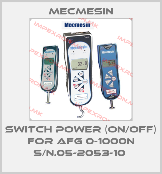 Mecmesin-SWITCH POWER (ON/OFF) FOR AFG 0-1000N S/N.05-2053-10 price