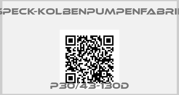 SPECK-KOLBENPUMPENFABRIK-P30/43-130Dprice
