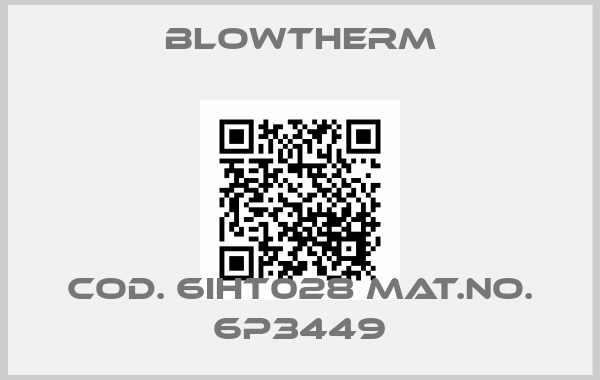 Blowtherm-Cod. 6IHT028 Mat.No. 6P3449price