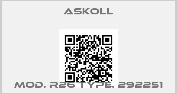 Askoll-Mod. R26 TYPE. 292251price