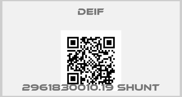 Deif-2961830010.19 Shuntprice