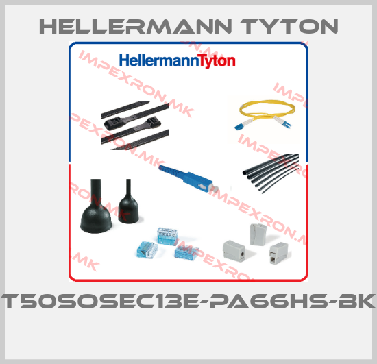 Hellermann Tyton-T50SOSEC13E-PA66HS-BK price