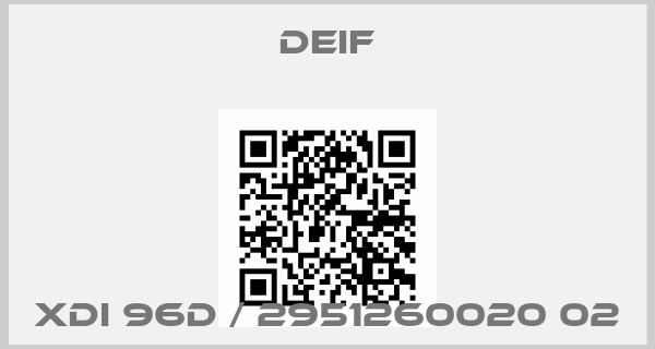Deif-XDi 96D / 2951260020 02price