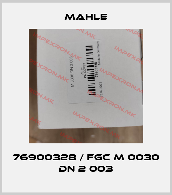 MAHLE-76900328 / FGC M 0030 DN 2 003price
