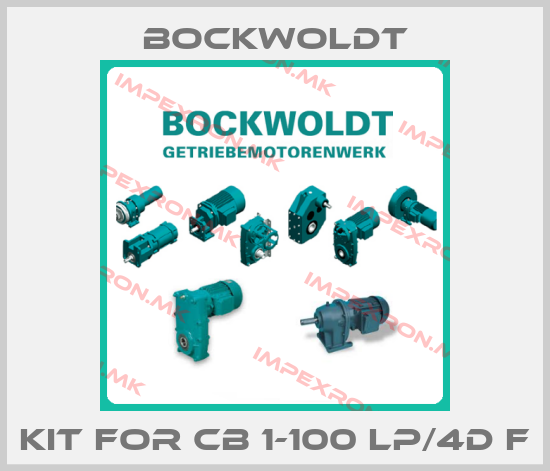 Bockwoldt-Kit for CB 1-100 LP/4D Fprice