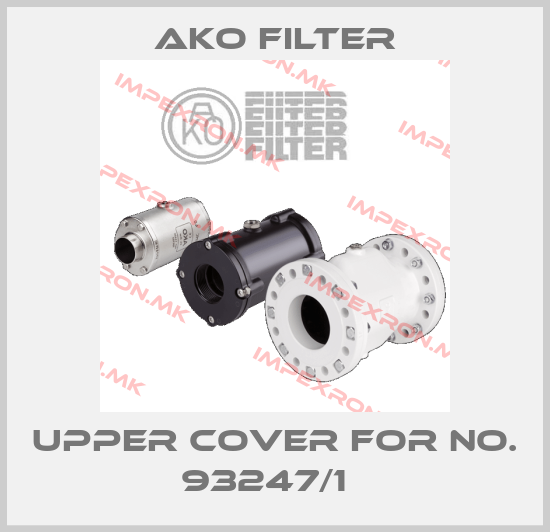 Ako Filter-upper cover for No. 93247/1  price