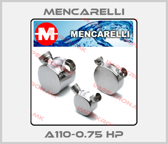 Mencarelli-A110-0.75 hpprice