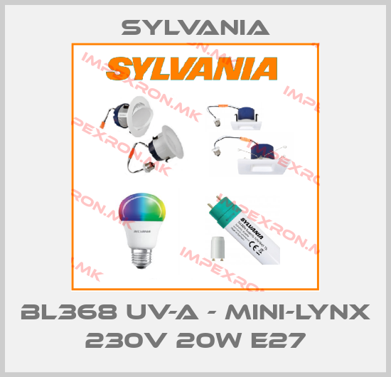 Sylvania-BL368 UV-A - Mini-Lynx 230V 20W E27price