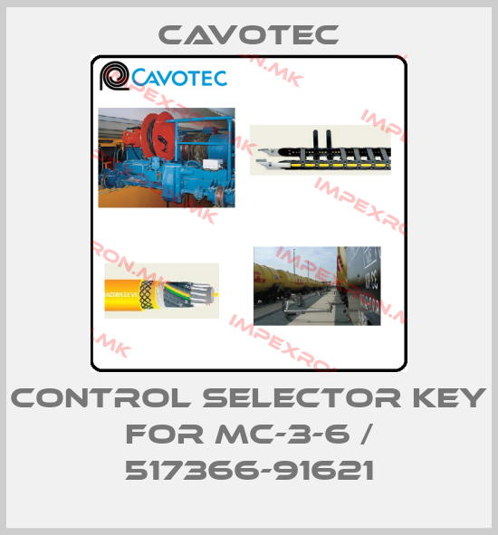 Cavotec-CONTROL SELECTOR KEY for MC-3-6 / 517366-91621price