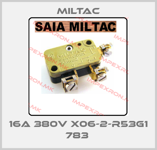 Miltac-16A 380V X06-2-R53G1 783 price