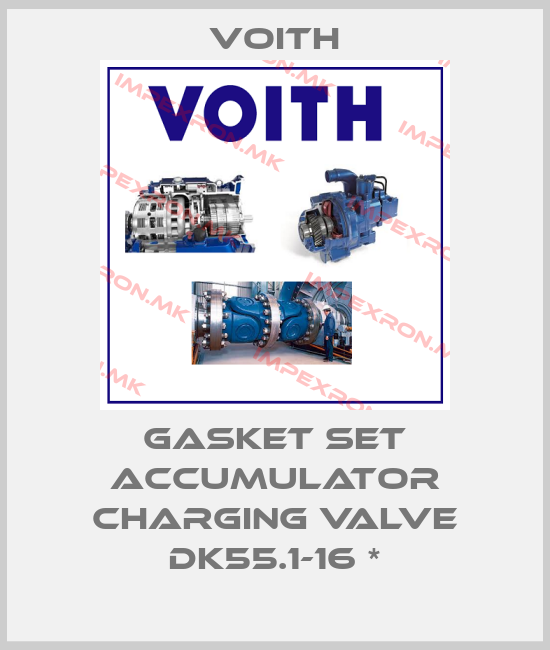 Voith-Gasket set accumulator charging valve DK55.1-16 *price