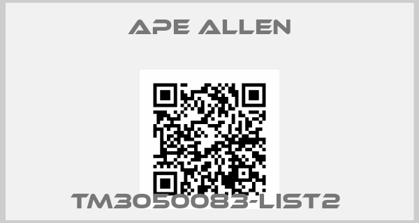 Ape Allen-TM3050083-LIST2 price