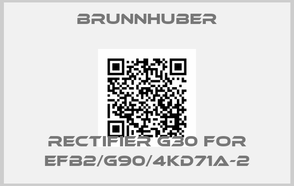 Brunnhuber-Rectifier G30 for EFB2/G90/4KD71A-2price