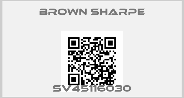 Brown Sharpe-SV45116030price