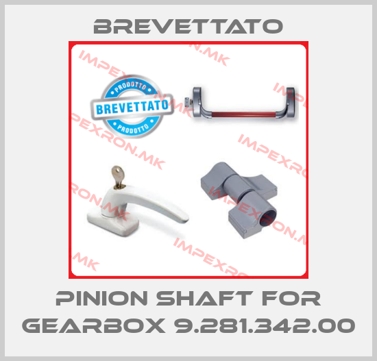 Brevettato-Pinion shaft for gearbox 9.281.342.00price