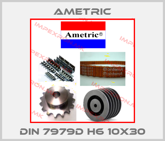 Ametric-DIN 7979D h6 10x30price