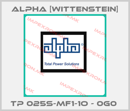 Alpha [Wittenstein]-TP 025S-MF1-1O - 0G0 price
