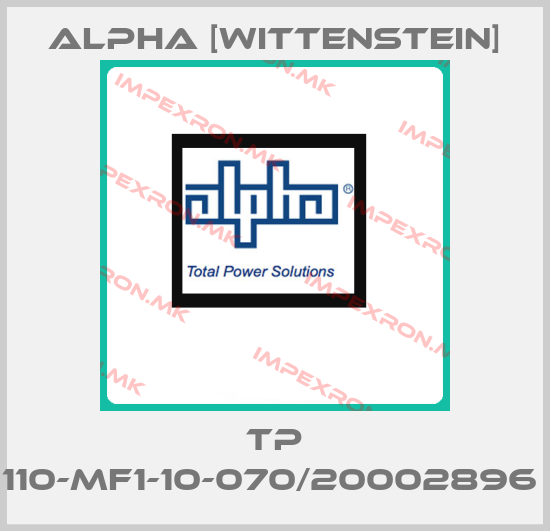Alpha [Wittenstein]-TP 110-MF1-10-070/20002896 price