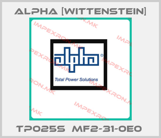 Alpha [Wittenstein]-TP025S  MF2-31-0E0 price