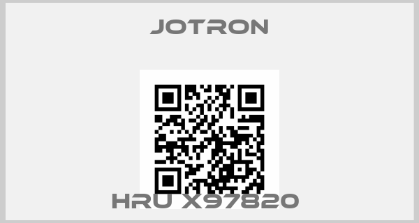 JOTRON-HRU X97820 price