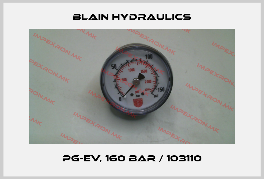 Blain Hydraulics-PG-EV, 160 bar / 103110price