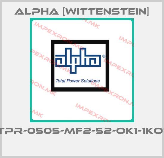 Alpha [Wittenstein]-TPR-0505-MF2-52-OK1-1KO1 price