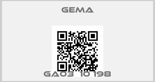 GEMA-GA03  10 198price