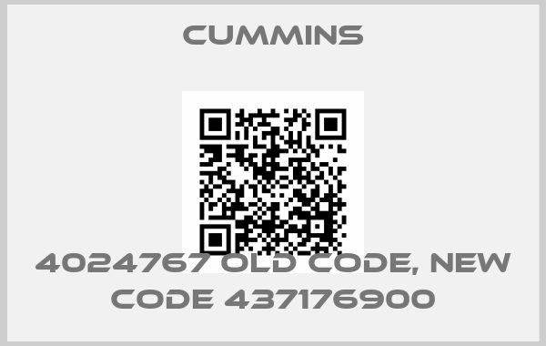Cummins-4024767 old code, new code 437176900price