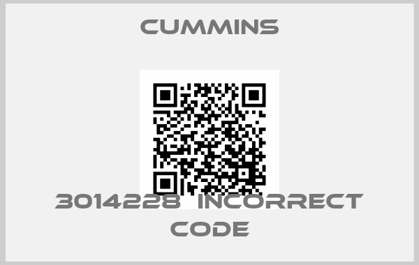 Cummins-3014228  incorrect codeprice