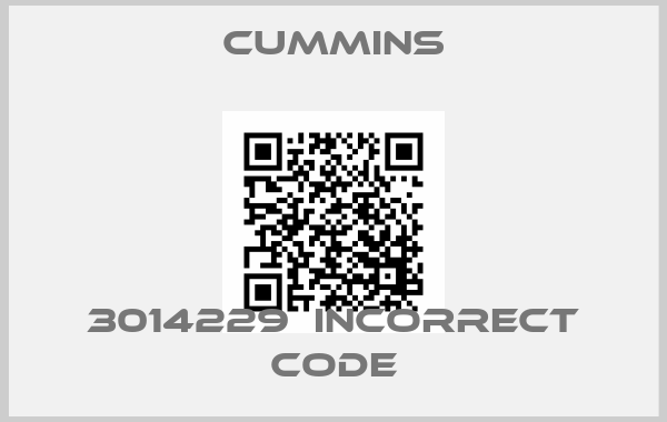 Cummins-3014229  incorrect codeprice