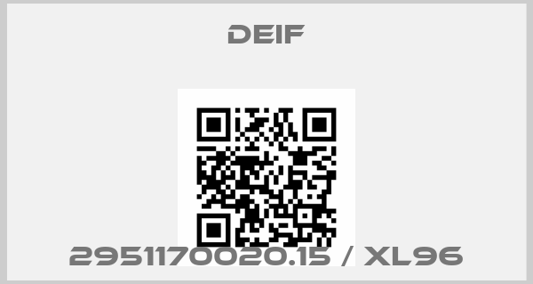 Deif-2951170020.15 / XL96price