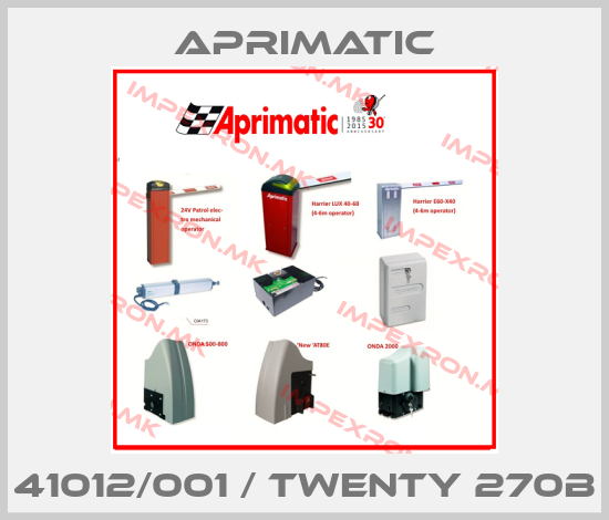 Aprimatic-41012/001 / Twenty 270Bprice