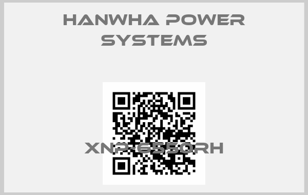 Hanwha Power Systems-XNP-6550RHprice