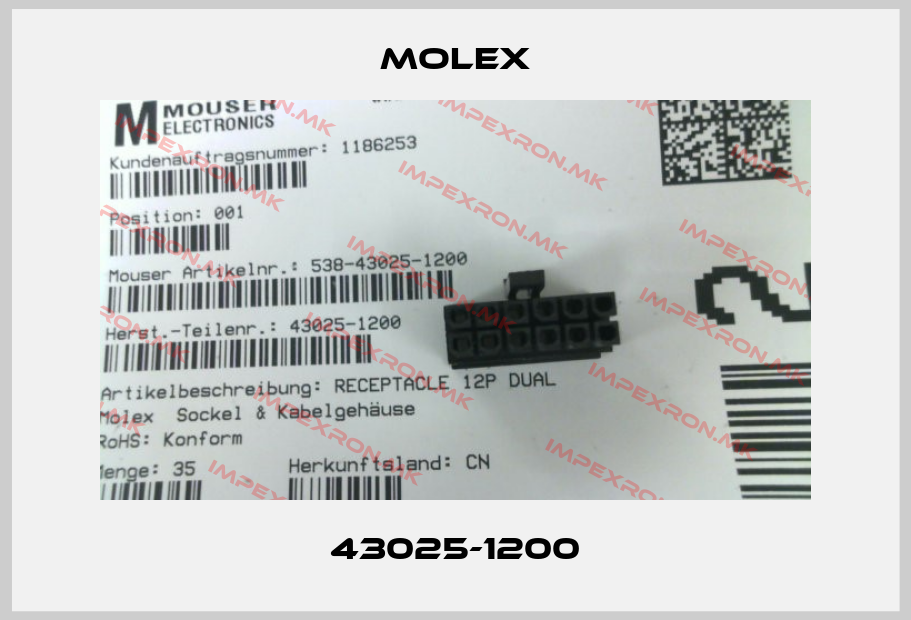 Molex-43025-1200price